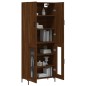 vidaXL Aparador alto madera contrachapada marrón roble 69,5x34x180 cm vidaXL Aparador alto madera contrachapada marrón roble 69,5x34x180 cm