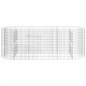 vidaXL Arriate de gaviones de hierro galvanizado 300x100x100 cm vidaXL Arriate de gaviones de hierro galvanizado 300x100x100 cm