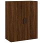 vidaXL Aparador alto madera contrachapada marrón roble 69,5x34x180 cm vidaXL Aparador alto madera contrachapada marrón roble 69,5x34x180 cm