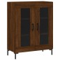 vidaXL Aparador alto madera contrachapada marrón roble 69,5x34x180 cm vidaXL Aparador alto madera contrachapada marrón roble 69,5x34x180 cm