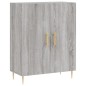 vidaXL Aparador alto madera contrachapada gris sonoma 69,5x34x180 cm vidaXL Aparador alto madera contrachapada gris sonoma 69,5x34x180 cm
