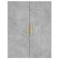 vidaXL Aparador alto madera contrachapada gris hormigón 69,5x34x180 cm vidaXL Aparador alto madera contrachapada gris hormigón 69,5x34x180 cm