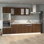 vidaXL Armario bajo cocina madera ingeniería marrón 40x46x81,5 cm vidaXL Armario bajo cocina madera ingeniería marrón 40x46x81,5 cm