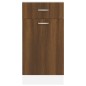 vidaXL Armario bajo cocina madera ingeniería marrón 40x46x81,5 cm vidaXL Armario bajo cocina madera ingeniería marrón 40x46x81,5 cm