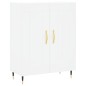 vidaXL Aparador alto madera contrachapada blanco 69,5x34x180 cm vidaXL Aparador alto madera contrachapada blanco 69,5x34x180 cm