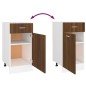 vidaXL Armario bajo cocina madera ingeniería marrón 40x46x81,5 cm vidaXL Armario bajo cocina madera ingeniería marrón 40x46x81,5 cm