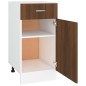 vidaXL Armario bajo cocina madera ingeniería marrón 40x46x81,5 cm vidaXL Armario bajo cocina madera ingeniería marrón 40x46x81,5 cm