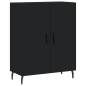 vidaXL Aparador alto madera contrachapada negro 69,5x34x180 cm vidaXL Aparador alto madera contrachapada negro 69,5x34x180 cm