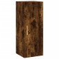 vidaXL Aparador de madera contrachapada roble ahumado 34,5x34x180 cm vidaXL Aparador de madera contrachapada roble ahumado 34,5x34x180 cm