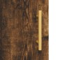 vidaXL Aparador de madera contrachapada roble ahumado 34,5x34x180 cm vidaXL Aparador de madera contrachapada roble ahumado 34,5x34x180 cm