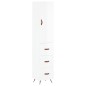 vidaXL Aparador alto madera contrachapada blanco brillo 34,5x34x180 cm vidaXL Aparador alto madera contrachapada blanco brillo 34,5x34x180 cm