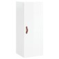 vidaXL Aparador alto madera contrachapada blanco brillo 34,5x34x180 cm vidaXL Aparador alto madera contrachapada blanco brillo 34,5x34x180 cm
