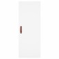 vidaXL Aparador alto madera contrachapada blanco 34,5x34x180 cm