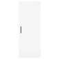 vidaXL Aparador alto madera contrachapada blanco 34,5x34x180 cm