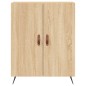 vidaXL Aparador alto madera contrachapada color roble 69,5x34x180 cm vidaXL Aparador alto madera contrachapada color roble 69,5x34x180 cm
