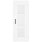 vidaXL Aparador alto madera contrachapada blanco 34,5x34x180 cm vidaXL Aparador alto madera contrachapada blanco 34,5x34x180 cm
