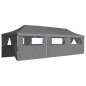 vidaXL Carpa de fiestas pop-up plegable con 8 paredes antracita 3x9 m vidaXL Carpa de fiestas pop-up plegable con 8 paredes antracita 3x9 m