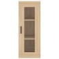 vidaXL Aparador de madera contrachapada roble Sonoma 34,5x34x180 cm vidaXL Aparador de madera contrachapada roble Sonoma 34,5x34x180 cm