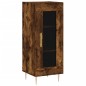 vidaXL Aparador alto madera de ingeniería roble ahumado 34,5x34x180 cm vidaXL Aparador alto madera de ingeniería roble ahumado 34,5x34x180 cm
