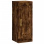 vidaXL Aparador alto madera de ingeniería roble ahumado 34,5x34x180 cm vidaXL Aparador alto madera de ingeniería roble ahumado 34,5x34x180 cm