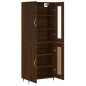 vidaXL Aparador alto madera contrachapada marrón roble 69,5x34x180 cm vidaXL Aparador alto madera contrachapada marrón roble 69,5x34x180 cm