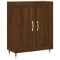 vidaXL Aparador alto madera contrachapada marrón roble 69,5x34x180 cm vidaXL Aparador alto madera contrachapada marrón roble 69,5x34x180 cm