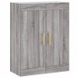 vidaXL Aparador alto madera contrachapada gris sonoma 69,5x34x180 cm vidaXL Aparador alto madera contrachapada gris sonoma 69,5x34x180 cm