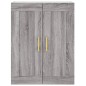 vidaXL Aparador alto madera contrachapada gris sonoma 69,5x34x180 cm vidaXL Aparador alto madera contrachapada gris sonoma 69,5x34x180 cm