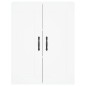 vidaXL Aparador alto madera contrachapada blanco 69,5x34x180 cm vidaXL Aparador alto madera contrachapada blanco 69,5x34x180 cm