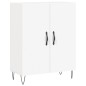 vidaXL Aparador alto madera contrachapada blanco 69,5x34x180 cm vidaXL Aparador alto madera contrachapada blanco 69,5x34x180 cm