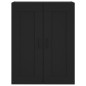vidaXL Aparador alto madera contrachapada negro 69,5x34x180 cm vidaXL Aparador alto madera contrachapada negro 69,5x34x180 cm