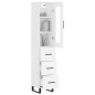 vidaXL Aparador alto madera contrachapada blanco 34,5x34x180 cm vidaXL Aparador alto madera contrachapada blanco 34,5x34x180 cm