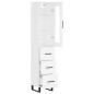 vidaXL Aparador alto madera contrachapada blanco 34,5x34x180 cm vidaXL Aparador alto madera contrachapada blanco 34,5x34x180 cm