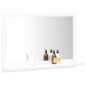 vidaXL Espejo de baño madera contrachapada blanco 60x10,5x37 cm vidaXL Espejo de baño madera contrachapada blanco 60x10,5x37 cm