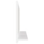vidaXL Espejo de baño madera contrachapada blanco 60x10,5x37 cm vidaXL Espejo de baño madera contrachapada blanco 60x10,5x37 cm