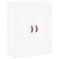 vidaXL Aparador alto madera contrachapada blanco 69,5x34x180 cm vidaXL Aparador alto madera contrachapada blanco 69,5x34x180 cm