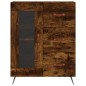 vidaXL Aparador alto madera contrachapada roble ahumado 69,5x34x180 cm vidaXL Aparador alto madera contrachapada roble ahumado 69,5x34x180 cm