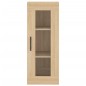 vidaXL Aparador de madera contrachapada roble Sonoma 34,5x34x180 cm vidaXL Aparador de madera contrachapada roble Sonoma 34,5x34x180 cm