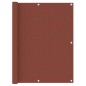 vidaXL Toldo para balcón de tela oxford terracota 120x600 cm vidaXL Toldo para balcón de tela oxford terracota 120x600 cm