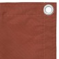 vidaXL Toldo para balcón de tela oxford terracota 120x600 cm vidaXL Toldo para balcón de tela oxford terracota 120x600 cm