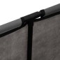 vidaXL Caja de almacenaje de tela gris 105x34,5x45 cm