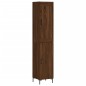 vidaXL Aparador alto madera contrachapada roble marrón 34,5x34x180 cm vidaXL Aparador alto madera contrachapada roble marrón 34,5x34x180 cm
