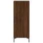 vidaXL Aparador alto madera contrachapada roble marrón 34,5x34x180 cm vidaXL Aparador alto madera contrachapada roble marrón 34,5x34x180 cm
