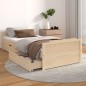 vidaXL Estructura de cama con cajones madera maciza de pino 90x200 cm vidaXL Estructura de cama con cajones madera maciza de pino 90x200 cm