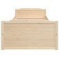 vidaXL Estructura de cama con cajones madera maciza de pino 90x200 cm vidaXL Estructura de cama con cajones madera maciza de pino 90x200 cm
