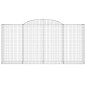 vidaXL Cestas gaviones 6 uds forma de arco hierro 300x50x140/160 cm vidaXL Cestas gaviones 6 uds forma de arco hierro 300x50x140/160 cm