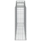 vidaXL Cestas gaviones 6 uds forma de arco hierro 300x50x140/160 cm vidaXL Cestas gaviones 6 uds forma de arco hierro 300x50x140/160 cm