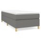 vidaXL Cama box spring con colchón tela gris oscuro 80x200 cm vidaXL Cama box spring con colchón tela gris oscuro 80x200 cm
