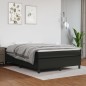 vidaXL Cama box spring con colchón cuero sintético negro 140x200cm vidaXL Cama box spring con colchón cuero sintético negro 140x200cm