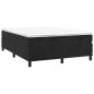 vidaXL Cama box spring con colchón terciopelo negro 140x200 cm vidaXL Cama box spring con colchón terciopelo negro 140x200 cm